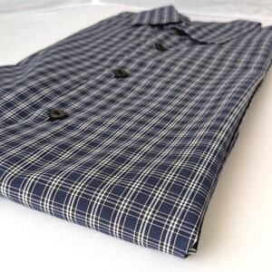 Prrada Men's Plaid Dress Shirt
